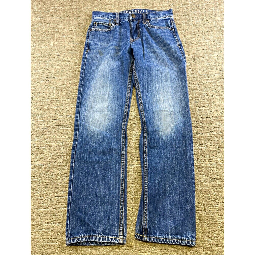 Men’s Aéropostale Essex Straight Fit Jeans Blue Medium Wash Denim 28X30